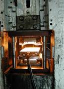 Tungsten-halogen-based infrared die preheater used in preheating <span class="search-highlight">forging</span> <span class="search-highlight">di</span>...