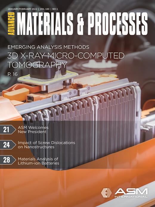 Volume 180 Issue 1 | AM&P Technical Articles | ASM Digital Library