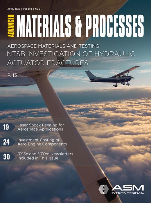 ASM Fact Sheet | AM&P Technical Articles | ASM Digital Library